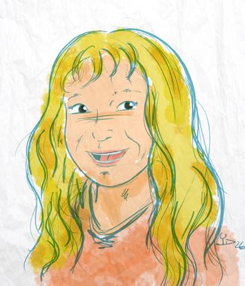Portrait dessiné d'Élisabeth Simon-Boïdo